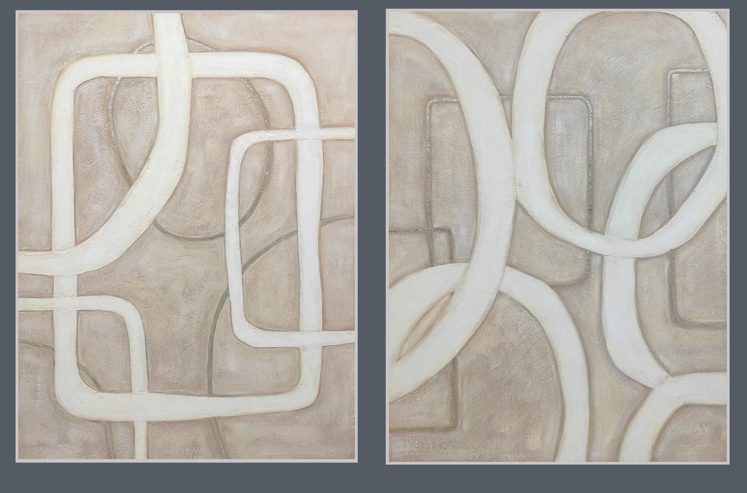 Диптих "Пластичная геометрия"