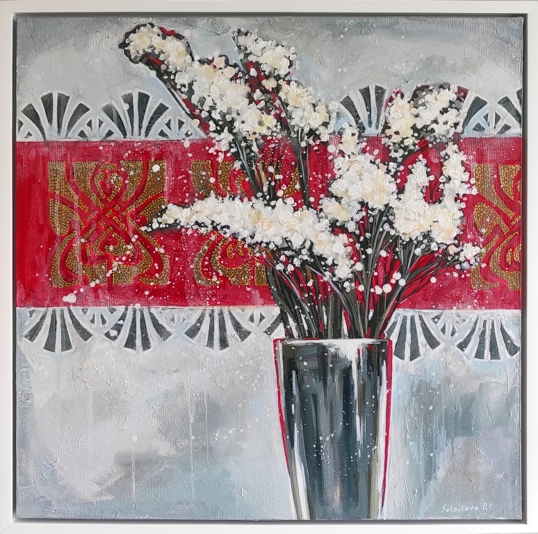 "Белая статица. Букет "