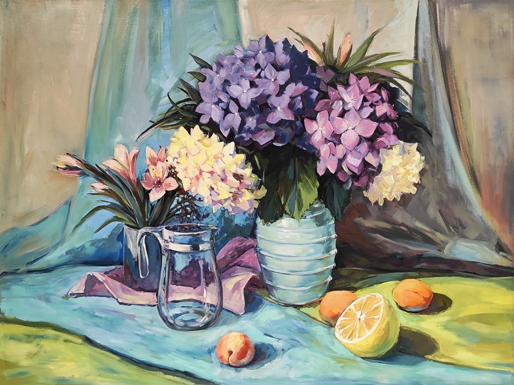 "Натюрморт с гортензией"